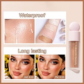 Starlight Glotion Stick multiusos - Loción luminosa impermeable, iluminador suave y sedoso con purpurina para cara y cuerpo