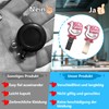 2 Pack Magnetic Badge Holder with Name Badge, Silly Goose