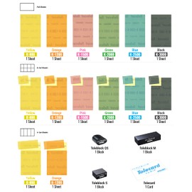 Tolecut Starter Kit - Complete, PSA Sanding Sheets for Nibs, Runs and Imperfections, SP9737, K800 - K3000, 14 Sheets + 1 Tolecard + 3 Toleblocks