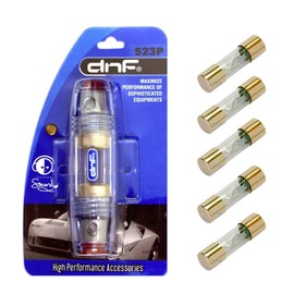 DNF Single Inline AGU Fuse Holder 4/8 Gauge (FREE 5 PACK AGU FUSES) (100AMP)