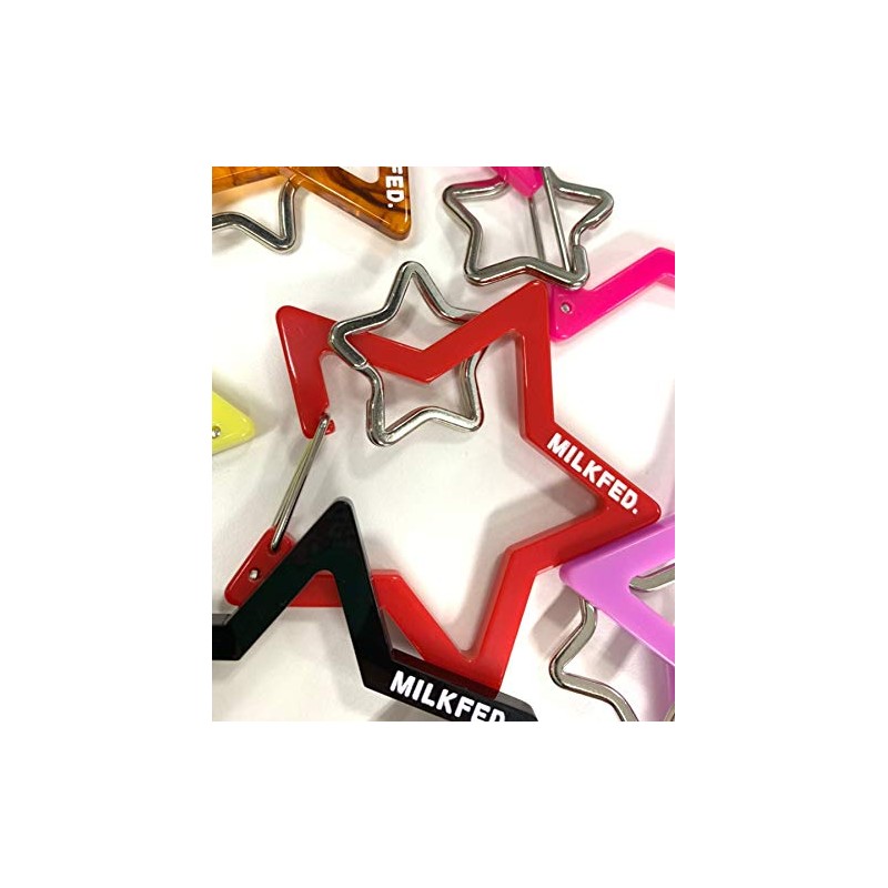 Milkfed 103211054028 Keychain Neo Star Carabiner, red