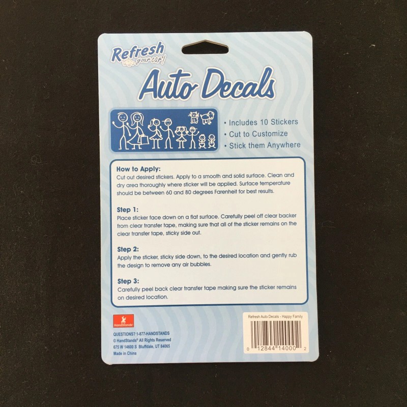 Auto Decals Set Of Family Car Stickers-Fathe