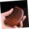 PACKOVE Portable Wooden Comb for Massage Durable Wide Tooth Care