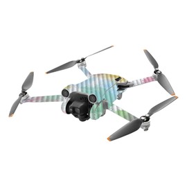 MightySkins Carbon Fiber Skin Compatible with DJI Mini 3 Pro - Watercolor White | Protective, Durable Textured Carbon Fiber Finish | Easy to Apply, Remove, and Change Styles | Made in The USA