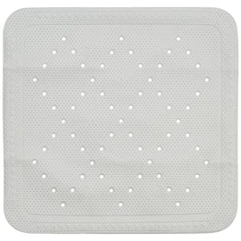 Kleine Wolke Calypso Duscheinlage, Polyvinylchlorid, Platin, 55 x 55 cm