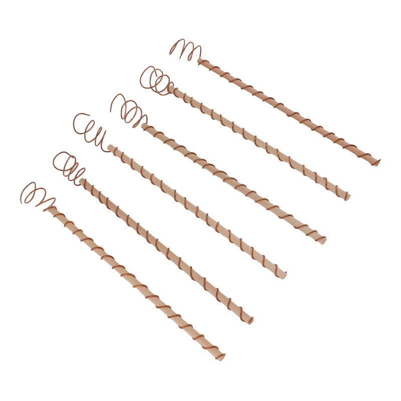 6PCS Electroculture Stakes Stable Support Garden Antenna Copper Coil for