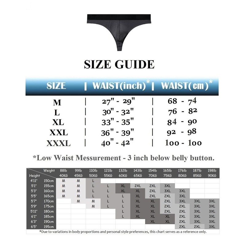 BY.ECG Men's Thongs Low-Rise Summer Cool Soft Modal Small Pouch