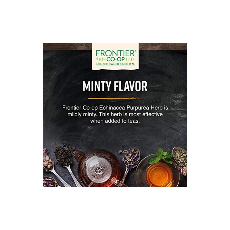 Frontier Co-op Organic Cut and Sifted Echinacea Purpurea Herb 2.26oz