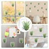 Jetec 24 Pcs Acrylic Air Plants Holder Hanger with Mounting