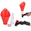Engine Oil Funnel with Adjustable Fixed Bracket Drip Free Filling