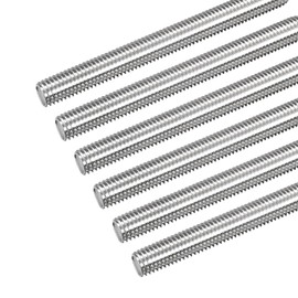 sourcing map Fully Threaded Rod M10 x 180mm 1.5mm Thread Pitch 304 Stainless Steel Right Hand Threaded Rods Bar Studs 6 Pack