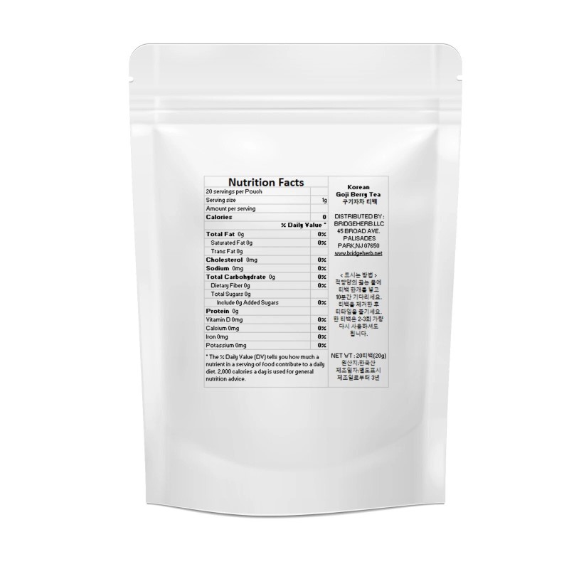 Bridge Herb (Medicinal Korean Herb) Korean Goji Berry Tea 20