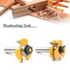 Mesee 1/2 Inch Shank Matched Tongue Groove Router Bits Set,