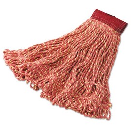 Rubbermaid D253RED Super Stitch Blend Mop Heads Cotton/Synthetic Red Large