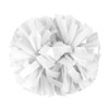 Lovecheer 2PCS White Cheerleading Pom Poms Plastic Pompoms with Baton