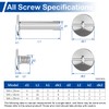 MroMax M4 Binding Screw, M4 x 16mm Nickel Plated Carbon