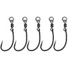 Prologic Swivel Hook CS - 5 Carp Hooks, Size: 4