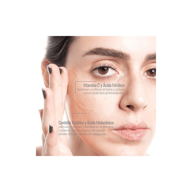 SERUM VITAMINA C + CENTELLA ASIÁTICA + ÁCIDO FERÚLICO +