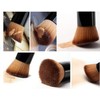 Cosmetic Brush Set with Wood Handles for Smooth Application