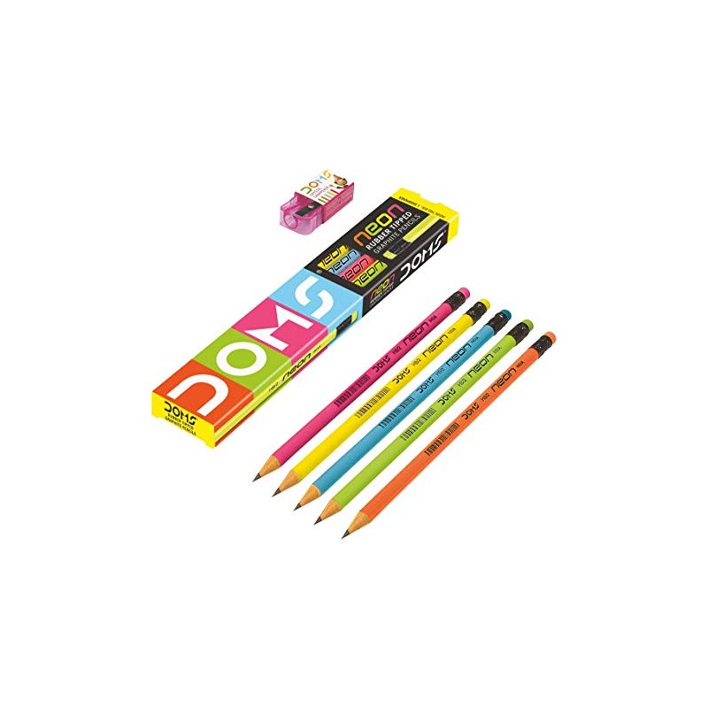 DOMS Neon Pencil Nrt 10 Pcs
