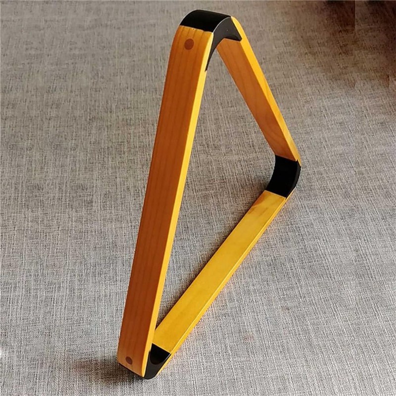 Owaefuqoir 2X Wooden Billiard Ball Rack Solid Triangle Rack Pool