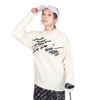 Cox Sportif LG4FST03L Women's Sweater, Embroidered, Deformable Collar, Crew Neck,