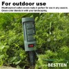 BESTTEN Outdoor Power Strip with Covers and Overload Protection Switch,
