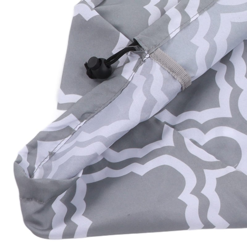 Projector , Waterproof Dustproof Drawstring Projector Cover, Grey Flower Pattern,