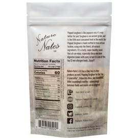 Nature Nate’s Popped Sorghum, Ghee Butter - Keto & Gluten Free, Healthy Snacks, Better Than Popcorn, Made in USA - 1.7 Ounce (Pack of 6)