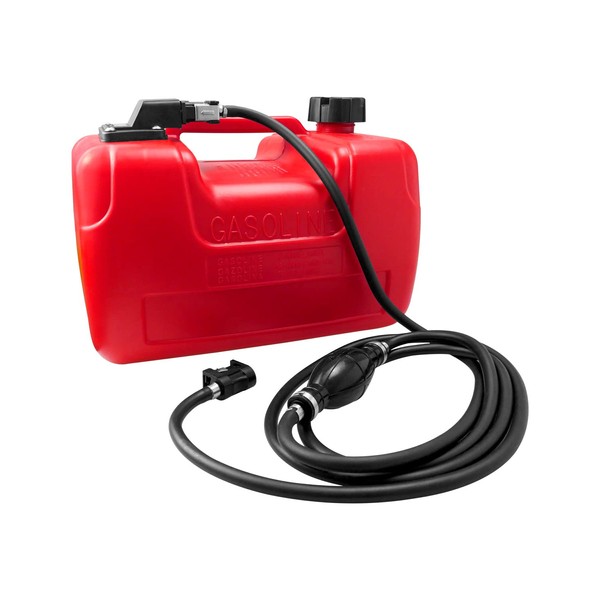 Marine Fuel Tank with 10FT Hose Connector Fits for Yamaha Mariner Johnson Outboard Up to 200HP