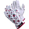 Tegera Ladies / Womens Rose Patterned Gardening Gloves Size 7