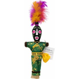 Mardi Gras World Voodoo Doll Money Green Wealth Luck Prosper Spells Magic New Orleans
