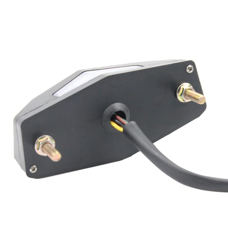 MACHSWON 12V Motorcycle LED Turn Signals Brake Stop Light Waterproof