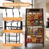 4 Tiers Snack Rack Display Stand - Chip Candy Organizer