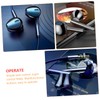 TEHAUX 1pc Metal in Ear Gaming Earphone with Microphone Heavy