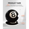 Swooflia Car Coasters for Men - Billiard 8-Ball Ceramic Car