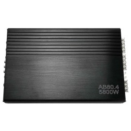 YaeCCC 5800W 4 Channel Car Amplifier 4 Ohms Slim Stereo Audio Amp Speaker System Device