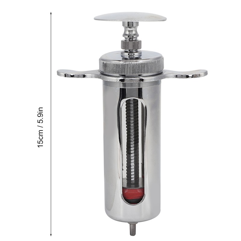 Pigs Cattle Sheep Reusable Hypodermic Injector Animal Syringe Farm Veterinary