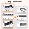 Vasunray Wall Mounted Clothes Drying Rack Folding Indoor, Foldable Laundry