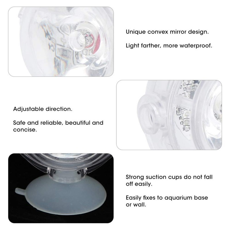 HEEPDD Underwater Floodlight PVC Aquarium Lights Aquarium Lights for Aquarium