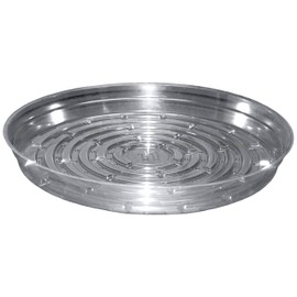 CWP CW-1100N Vinyl Plant Saucer, 11-Inch Diameter, Clear