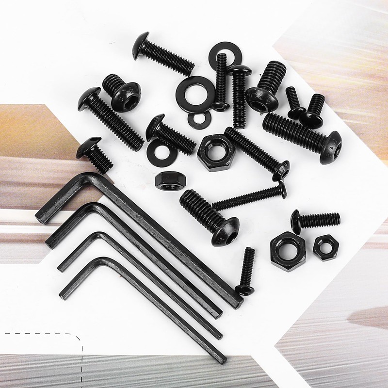520 Pcs M3 M4 M5 M6 Bolts and Nuts Set,