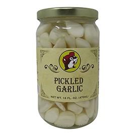 Buc-ee's Pickled Garlic in a Resealable Jar, Gluten Free, No High Fructose Corn Syrup, 16 Fl Ounces