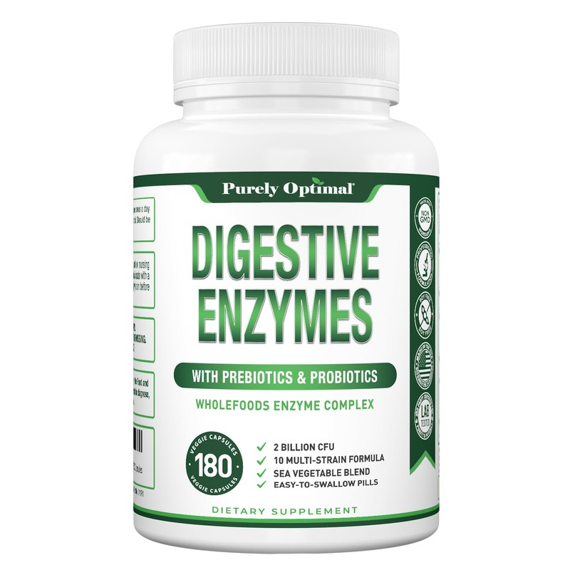 Purely Optimal Digestive Enzymes for Women and Men – Multi-Enzyme