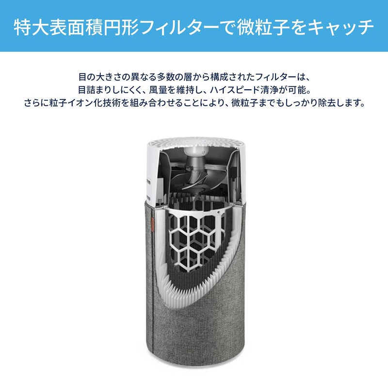 Blue Air Air Purifier, Replacement Filter, Particle Plus, Carbon 106332,