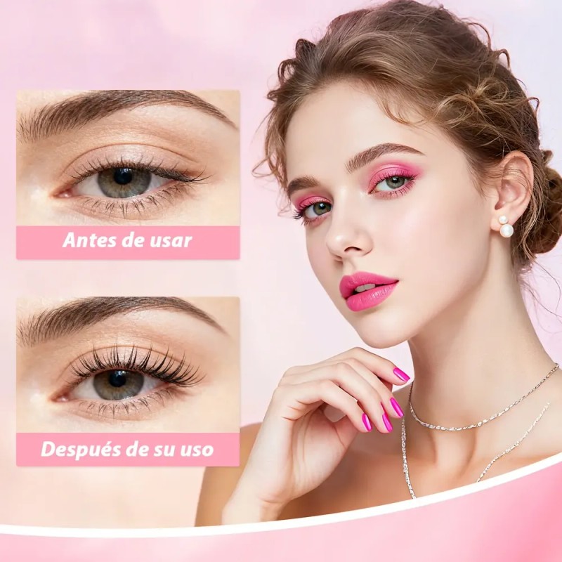 Kit De Pestañas Y Cejas Planchado Diseño Profesional Rizado
