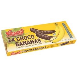 Casali Chocolate Bananas, 10.58-Ounce Trays (Pack of 4)