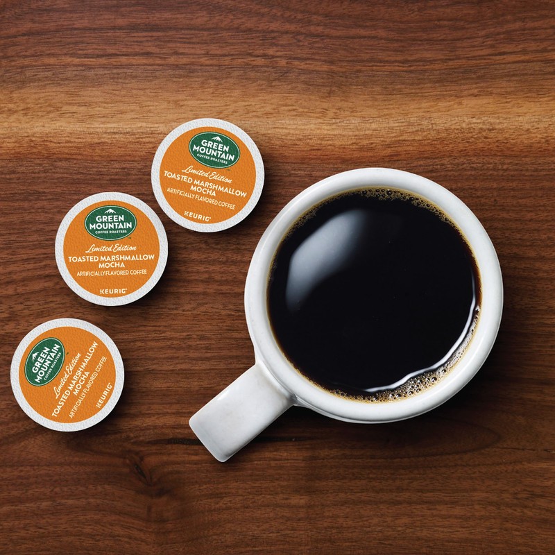 Green Mountain Coffee Roasters Toasted Marshmallow Mocha, Single-Serve Keurig K-Cup