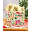 qiqee Christmas Gift Bags Set of 8 - White Bags