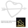 Adorable Heart shape LED Light Decorative Wall Hanging Lamp for
